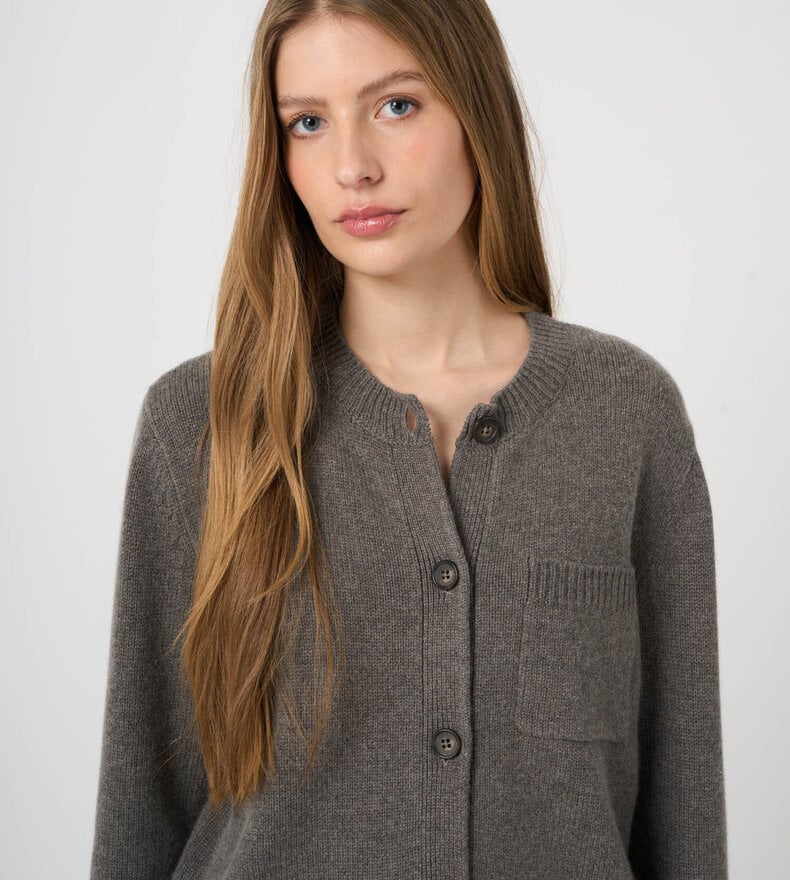 CARDIGAN AVEC COL