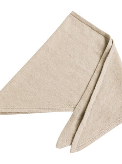 KNITTED TRIANGLE SCARF