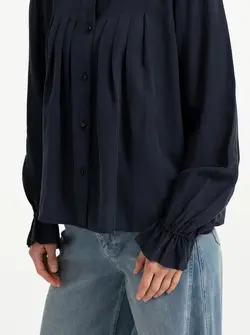 PLEATED BLOUSE