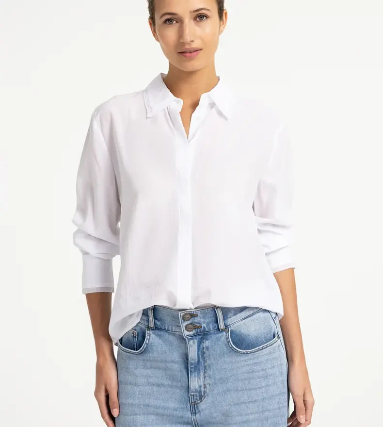 COLLAR DETAILED BLOUSE