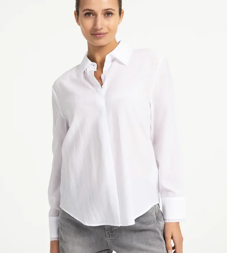 COLLAR DETAILED BLOUSE