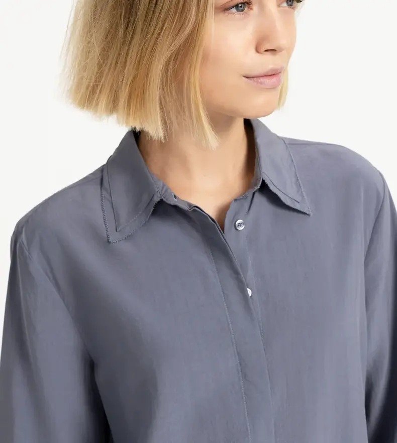 COLLAR DETAILED BLOUSE