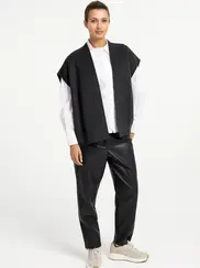 PANTALON EN SIMILI CUIR