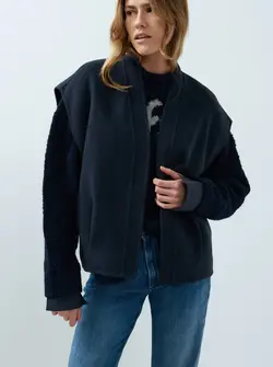 OVERSIZE WOOL BODYWARMER
