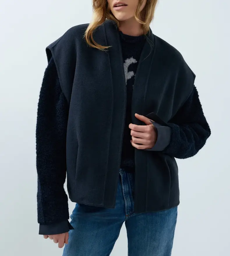OVERSIZE WOOL BODYWARMER