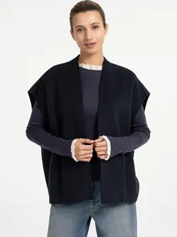 OVERSIZE WOOL BODYWARMER