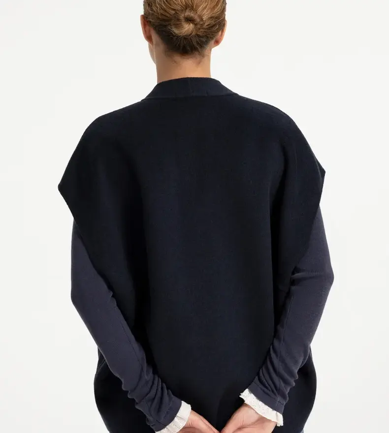 OVERSIZE WOOL BODYWARMER