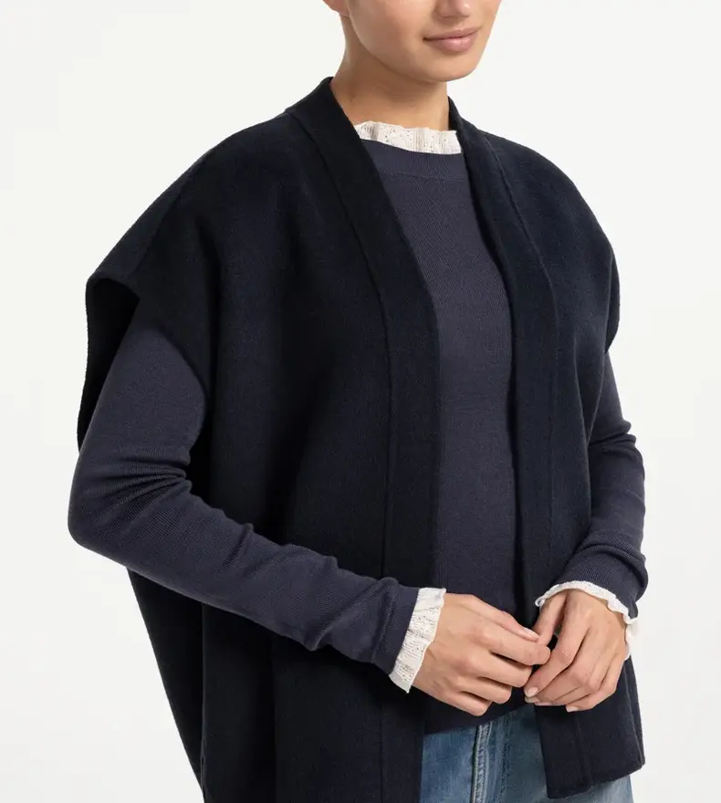OVERSIZE WOOL BODYWARMER