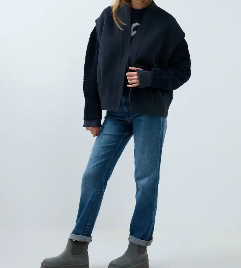 OVERSIZE WOOL BODYWARMER
