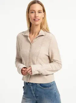 CARDIGAN EN TRICOT À BOUTONS