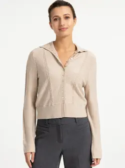 CARDIGAN EN TRICOT À BOUTONS