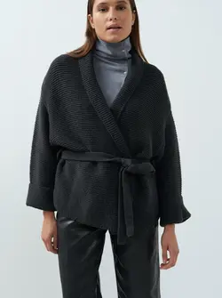 CARDIGAN AVEC CEINTURE
