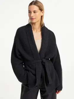 CARDIGAN WITH BELT