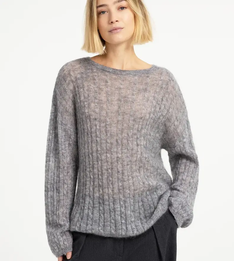 PULL À GROSSES MAILLES OVERSIZE