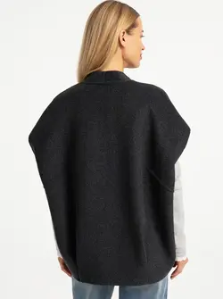 OVERSIZE WOOL BODYWARMER