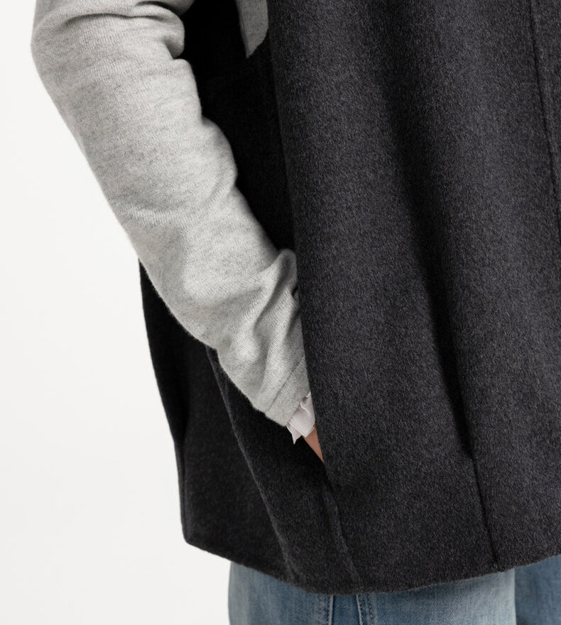 OVERSIZE WOOL BODYWARMER