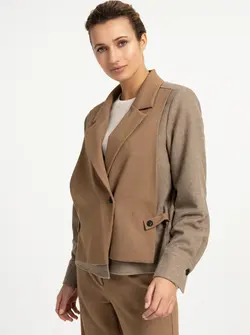 BLAZER CONTRASTÉ