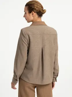 BLAZER CONTRASTÉ