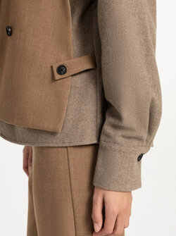 BLAZER CONTRASTÉ