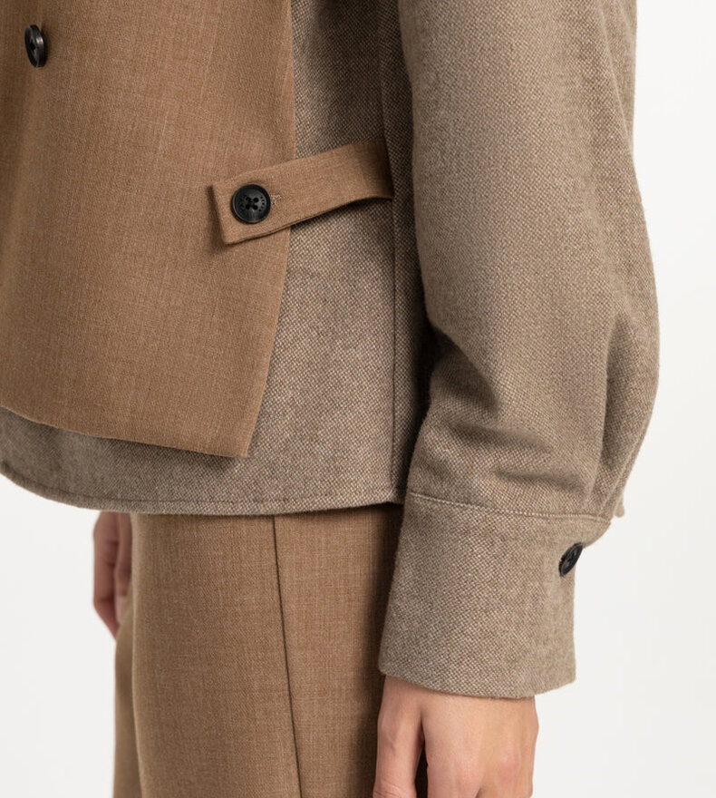 BLAZER CONTRASTÉ