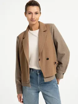 BLAZER CONTRASTÉ