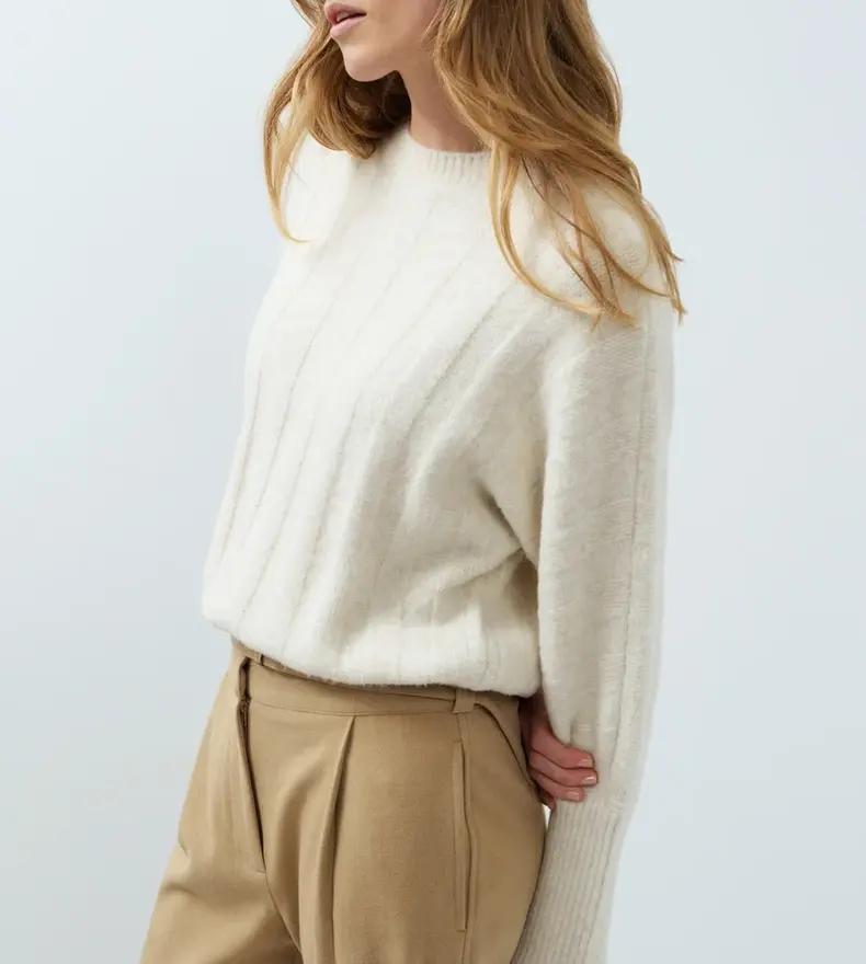 BATWING RIB SWEATER