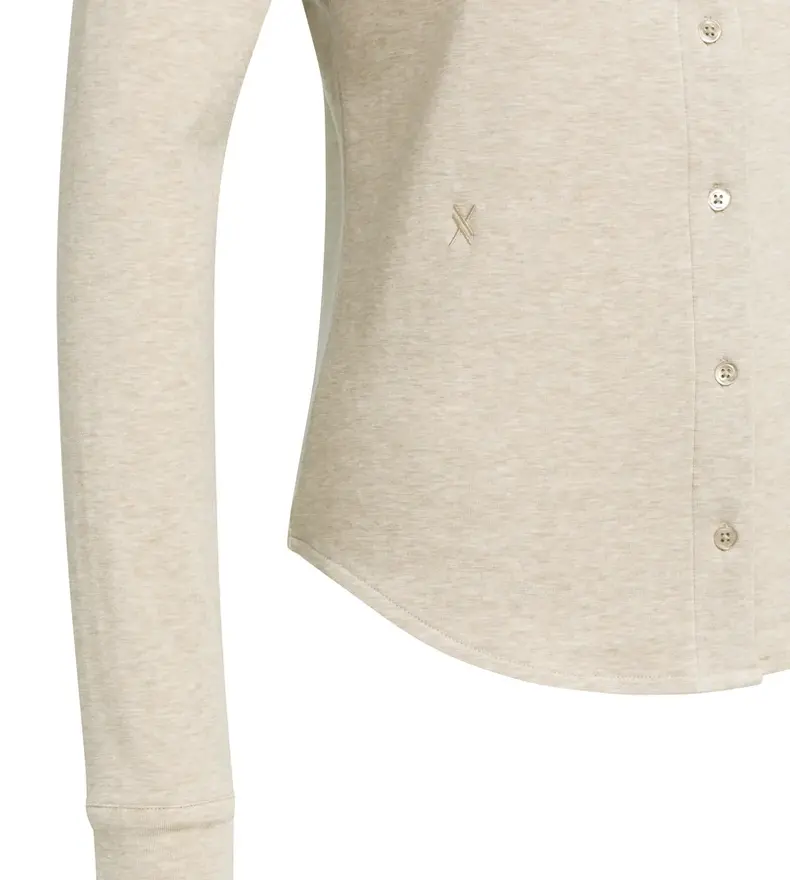 BLOUSE EN JERSEY MÉLANGÉ