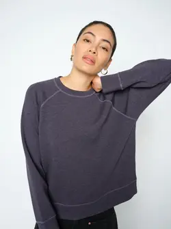 MMABELLO O-LS MELANGE SWEATSHIRT
