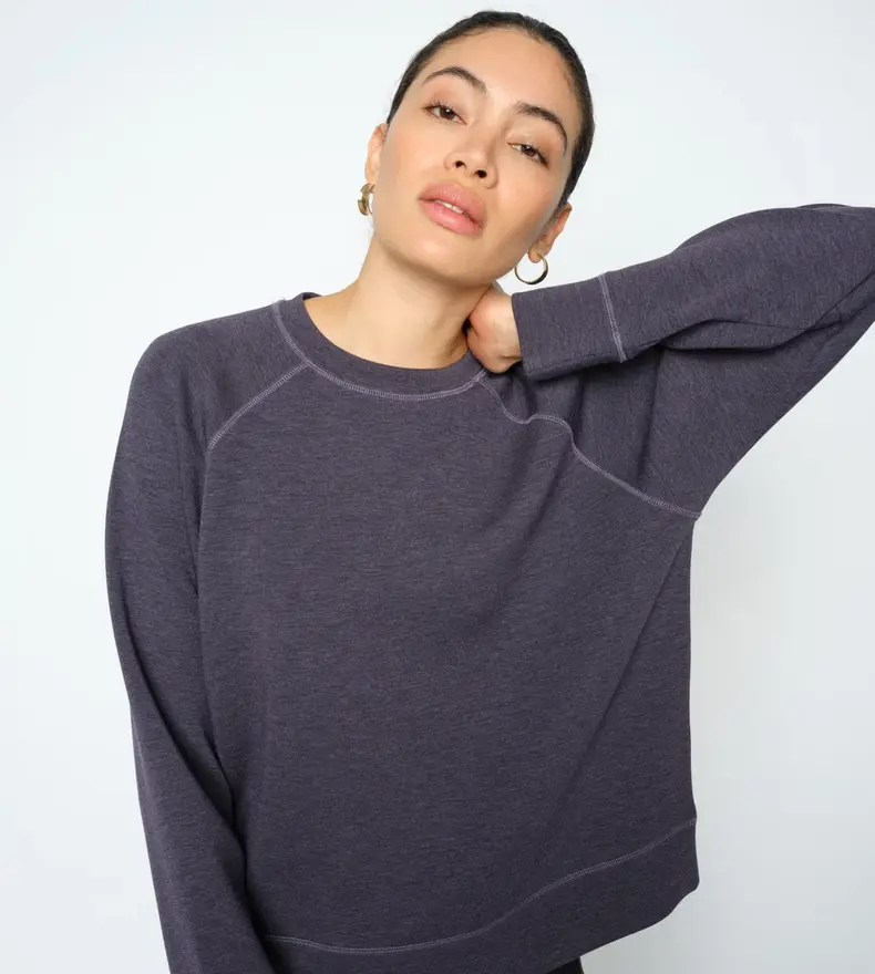 MMABELLO O-LS MELANGE SWEATSHIRT