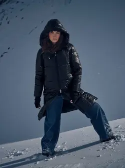 MANTEAU DUVET MMNOVA MÉTALIQUE