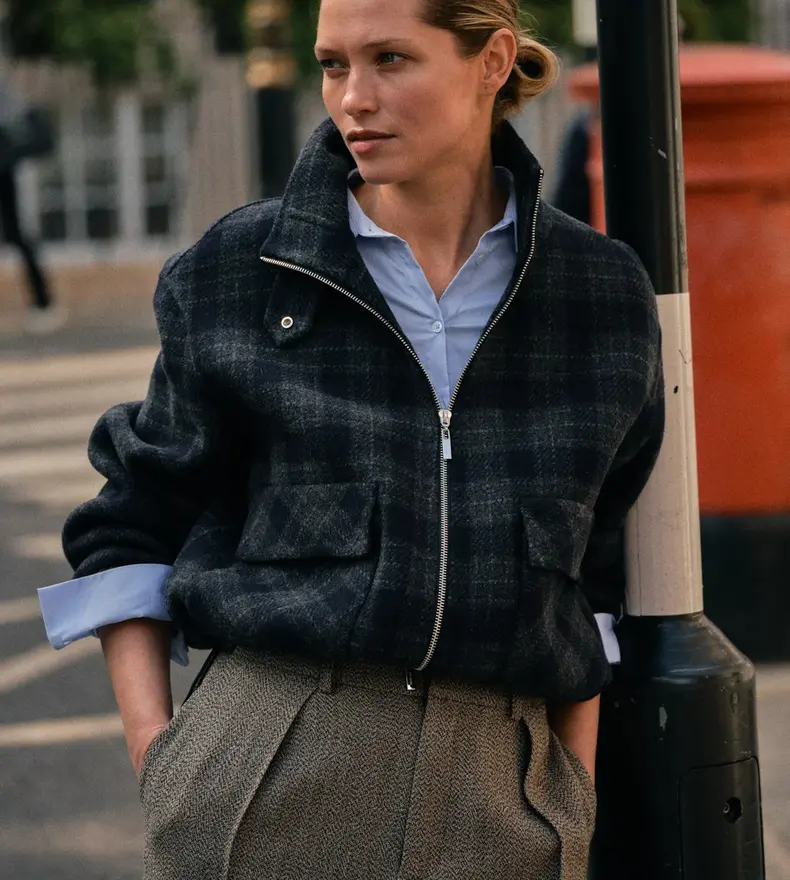 MANTEAU CARREAUX MMCAMILLE