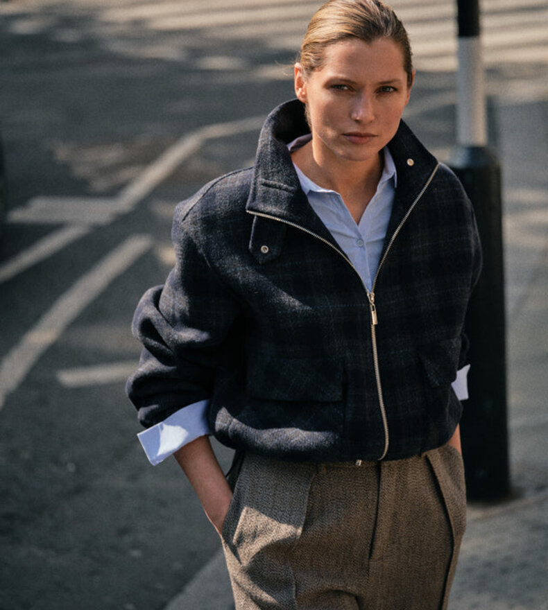 MMCAMILLE CHECK JACKET