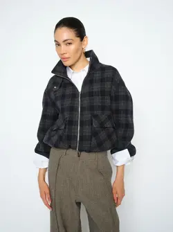 MANTEAU CARREAUX MMCAMILLE