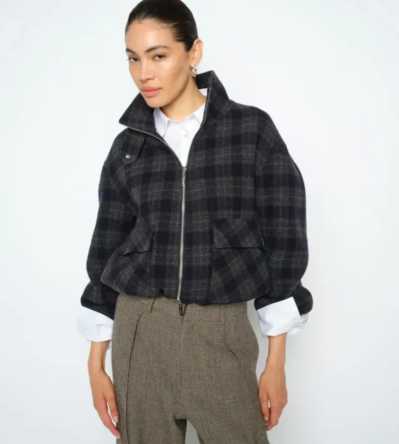 MANTEAU CARREAUX MMCAMILLE