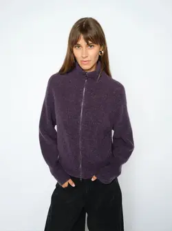 MMTHORA KNIT ZIP CARDIGAN
