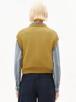 GILET EN MAILLE MÉLANGÉ MOHAIR