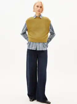 GILET EN MAILLE MÉLANGÉ MOHAIR