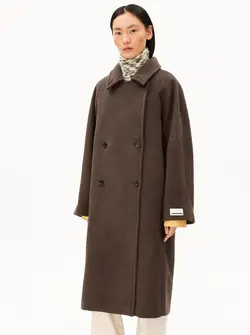 WOOL DOUBLE-BREASTED COAT