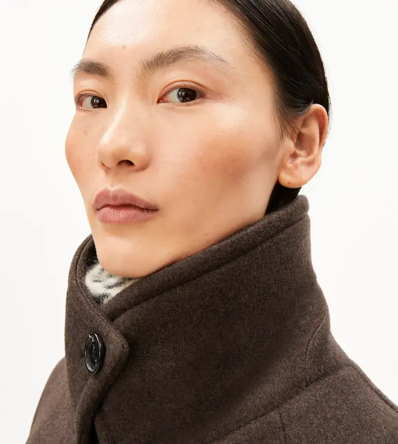 WOOL DOUBLE-BREASTED COAT