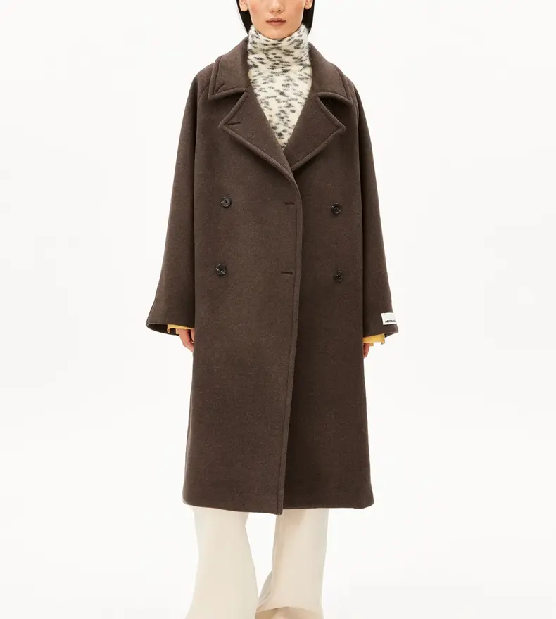 WOOL DOUBLE-BREASTED COAT