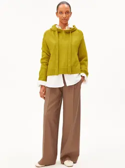 SWEAT À CAPUCHE EN MAILLE