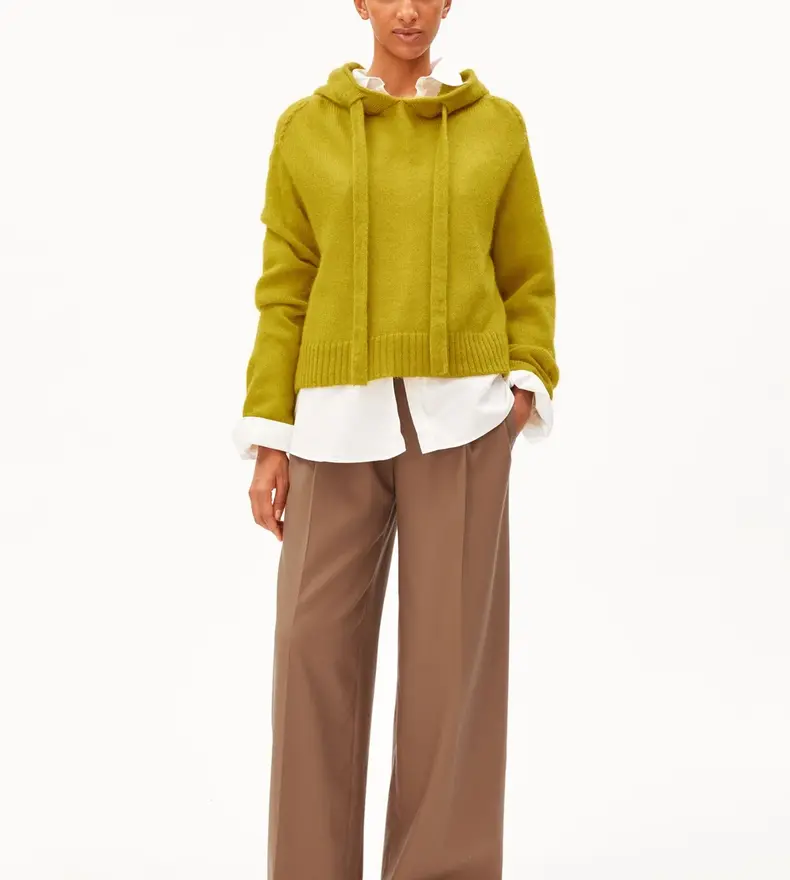 SWEAT À CAPUCHE EN MAILLE
