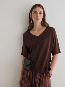 PULL ALOE À COL EN V