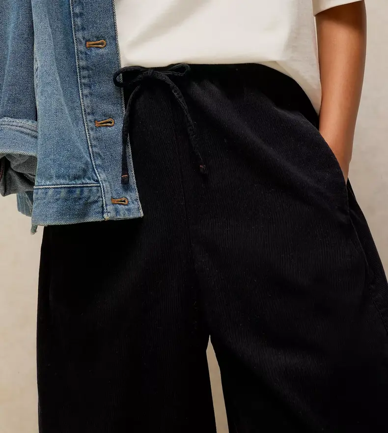 PANTALON VELOURS CÔTELÉ LEONA