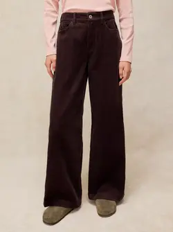 PANTALON VELOURS CÔTELÉ AYLA