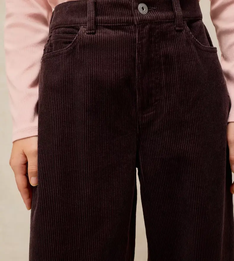 PANTALON VELOURS CÔTELÉ AYLA