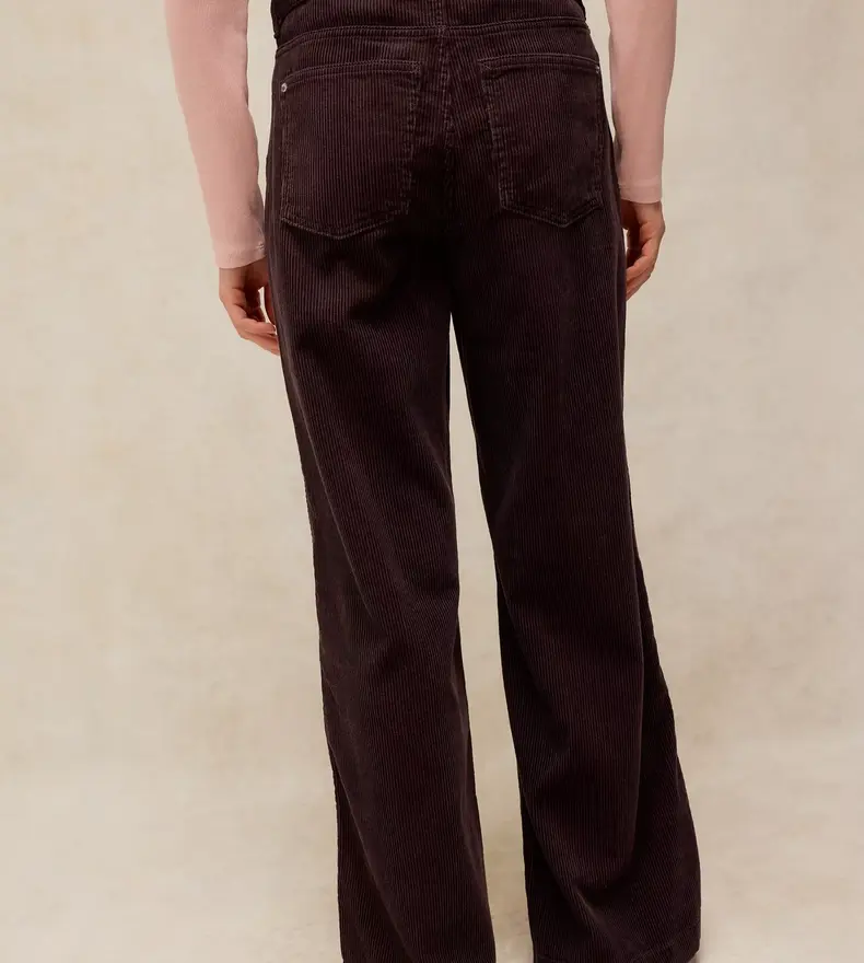 PANTALON VELOURS CÔTELÉ AYLA