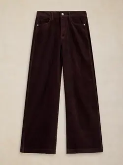 PANTALON VELOURS CÔTELÉ AYLA