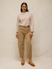 AUBREY BARREL CORD PANTS