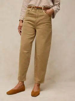 AUBREY BARREL CORD PANTS
